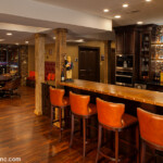 Basement kitchen bar