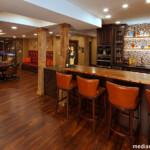 Basement kitchen bar